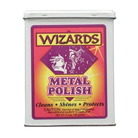 WIZARD Wizard 11011 Metal Polish; 3.3 Oz. WIZ-11011